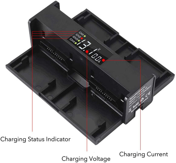 4 In 1 Battery Charging Hub for DJI Mavic Air – FStop Labs